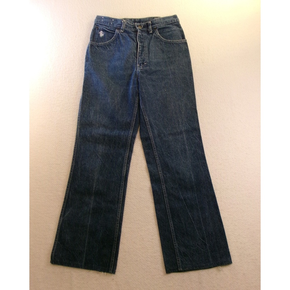Kenny Rogers Women 13/14 Jeans Blue The Gambler Vintage High Rise Straight Leg